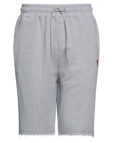 Bastille Man Shorts & Bermuda Shorts Grey Size Xxl Cotton