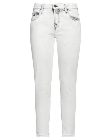 Jacob Cohёn Woman Jeans Off White Size 28 Cotton, Elastomultiester, Elastane