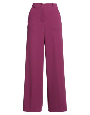 Merci .., Woman Pants Mauve Size 4 Polyester, Viscose, Elastane In Purple