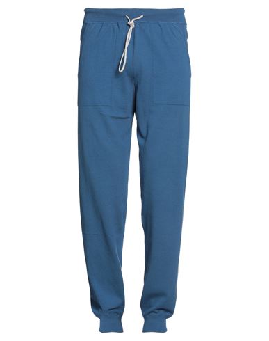 Shop A.testoni A. Testoni Man Pants Blue Size 38 Cotton