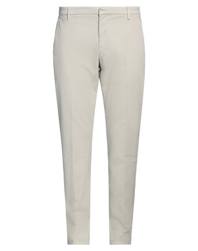 Dondup Man Pants Light Grey Size 31 Cotton, Lyocell, Elastane In Beige
