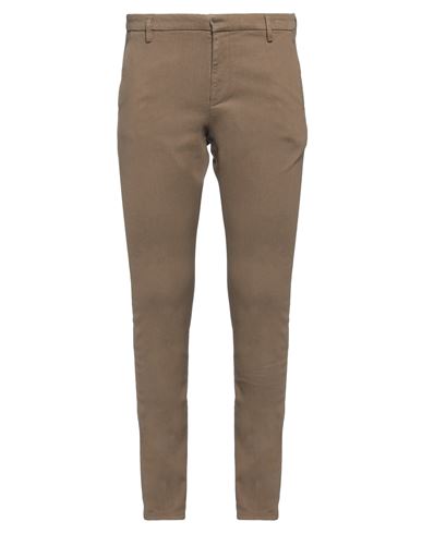 Dondup Man Pants Military Green Size 36 Cotton, Lyocell, Elastane
