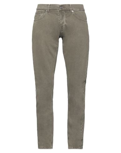 Dondup Man Jeans Military Green Size 29 Cotton, Elastane