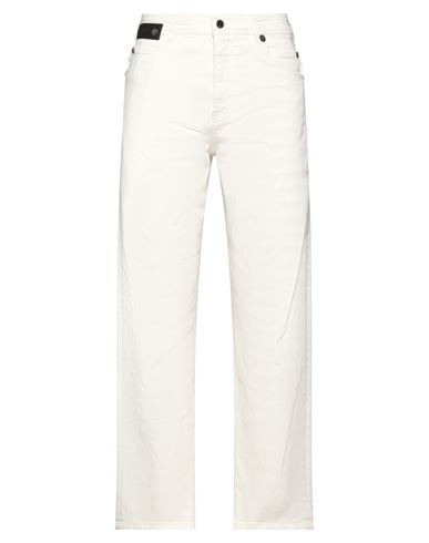 Neil Barrett Man Jeans Ivory Size 34 Cotton, Elastane In White