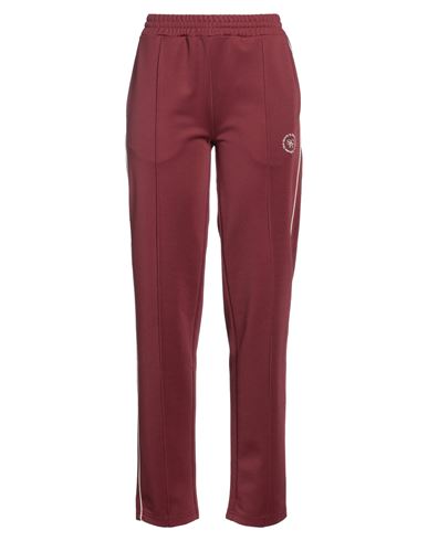 Sporty And Rich Sporty & Rich Woman Pants Burgundy Size M Polyester, Cotton In Red