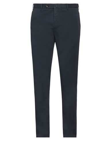 Shop Pt Torino Man Pants Midnight Blue Size 40 Cotton, Elastane