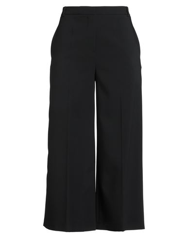 Alysi Crème Woman Pants Black Size 8 Polyester, Viscose, Elastane In Black