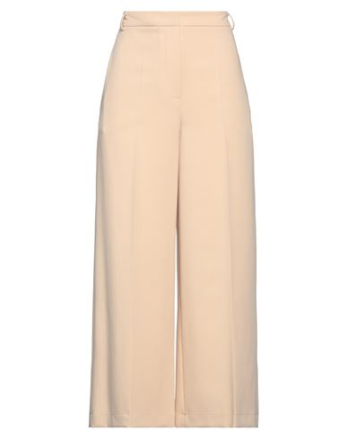 Alysi Woman Pants Cream Size 4 Polyester, Viscose, Elastane In White