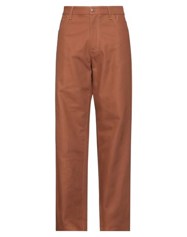 Raf Simons Man Pants Tan Size 32 Cotton In Brown