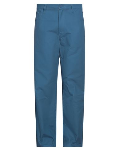 Raf Simons Man Pants Pastel Blue Size 32 Cotton