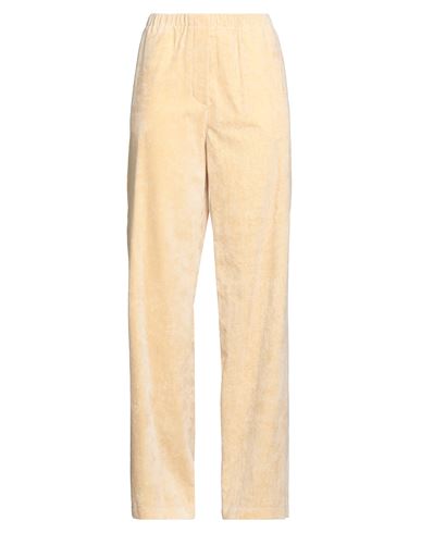 Alysi Woman Pants Cream Size 4 Cotton, Polyamide In Nude