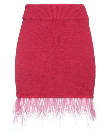 Soallure Woman Mini Skirt Fuchsia Size M Acrylic, Polyamide, Polyester, Wool, Viscose In Pink