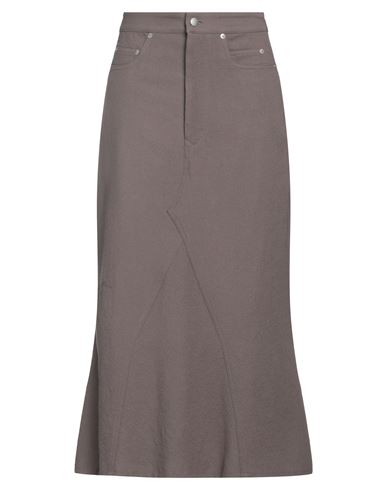 Midi-Rock Damen Khaki 36 Damen