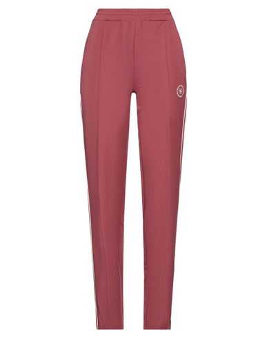 Sporty And Rich Sporty & Rich Woman Pants Burgundy Size M Polyester, Cotton In Red