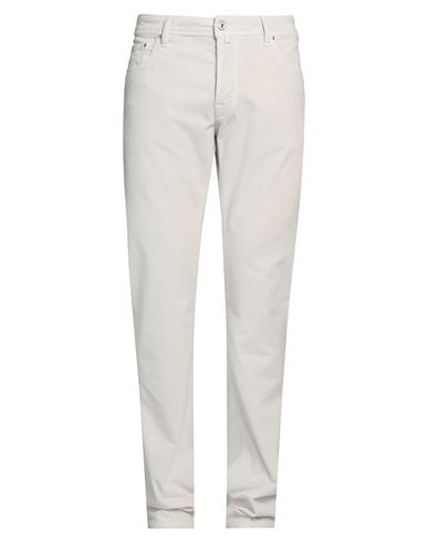 Jacob Cohёn Man Pants Off White Size 31 Cotton, Elastane In Off White