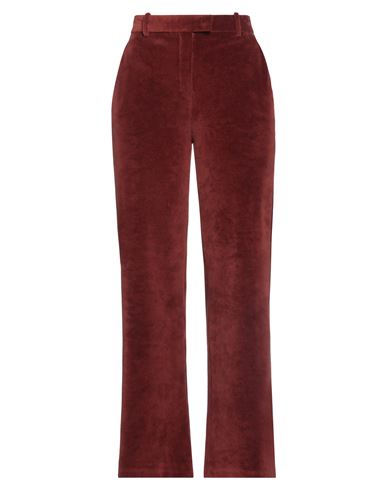 Circolo 1901 Woman Pants Brick Red Size 10 Cotton, Polyester