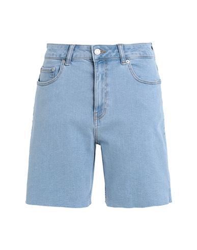 Jjxx By Jack & Jones Woman Denim Shorts Blue Size S Cotton, Elastane