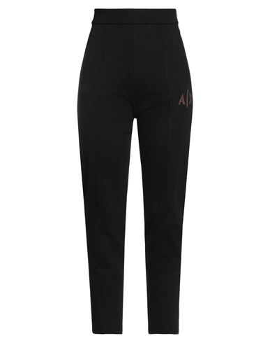 Armani Exchange Woman Pants Black Size Xl Polyester, Cotton