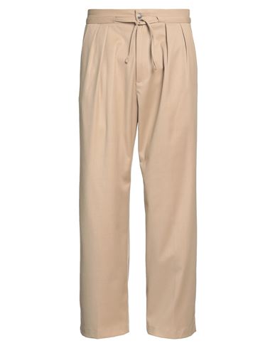 Gaelle Paris Gaëlle Paris Man Pants Sand Size 34 Polyester, Viscose, Elastane In Beige