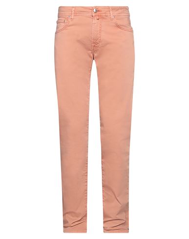 Jacob Cohёn Man Pants Apricot Size 34 Lyocell, Cotton, Elastane In Orange