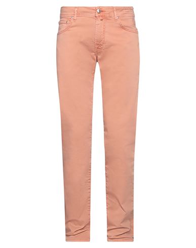 JACOB COHЁN JACOB COHЁN MAN PANTS APRICOT SIZE 30 COTTON, ELASTANE