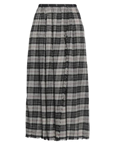 R13 Woman Long Skirt Grey Size Xs Cotton