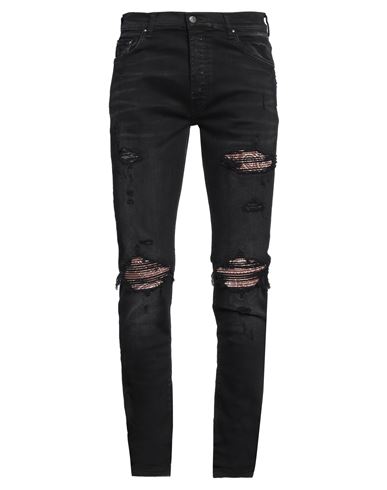 Amiri Man Jeans Black Size 31 Cotton, Elastomultiester, Elastane