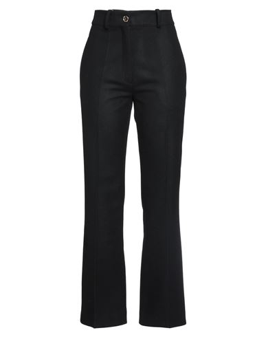 Shop Patou Woman Pants Black Size 8 Virgin Wool, Cashmere