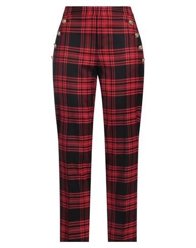 Pt Torino Woman Pants Red Size 6 Virgin Wool, Elastane