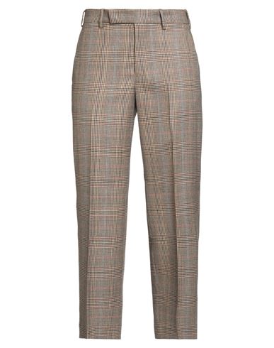 Pt Torino Woman Pants Sand Size 10 Virgin Wool In Brown