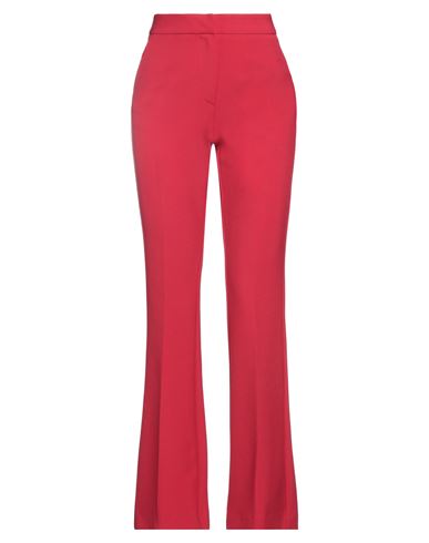 Simona Corsellini Woman Pants Red Size 2 Polyester, Viscose, Cotton, Elastane