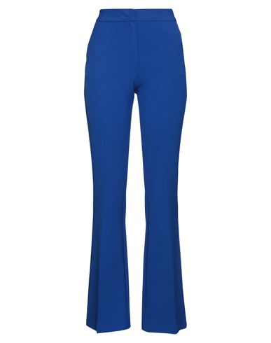 Simona Corsellini Woman Pants Bright Blue Size 6 Polyester, Viscose, Cotton, Elastane