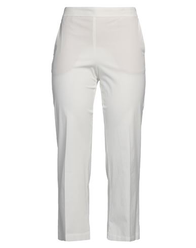Maliparmi Malìparmi Woman Pants White Size 6 Cotton, Elastane