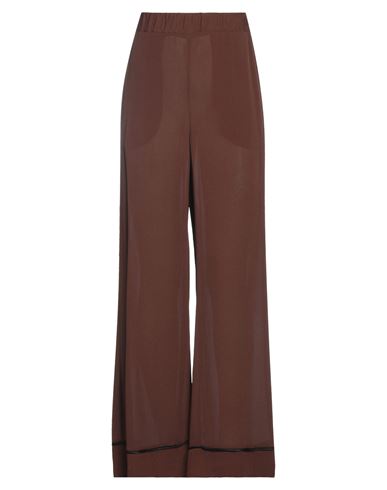 Pdr Phisique Du Role Woman Pants Cocoa Size 0 Viscose In Brown