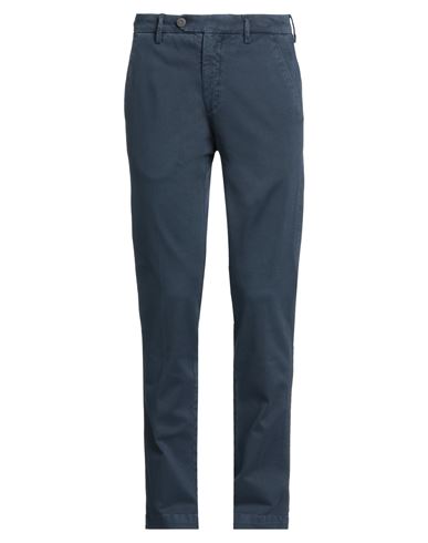 Michael Coal Man Pants Navy Size 33 Cotton, Elastane In Navy Blue