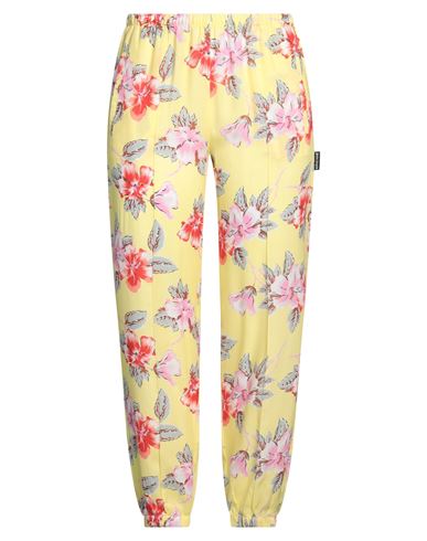 Palm Angels Woman Pants Yellow Size 6 Viscose, Polyester