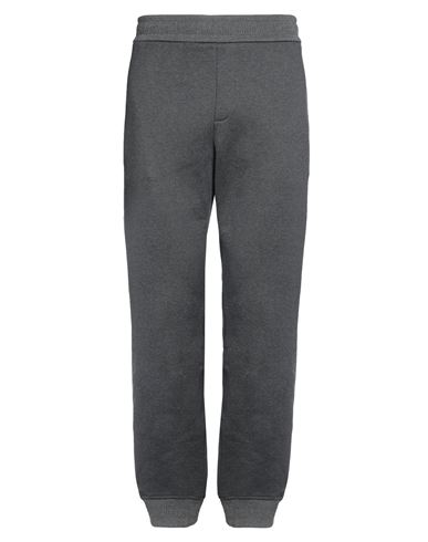 Shop Versace Man Pants Steel Grey Size Xxl Cotton, Cashmere