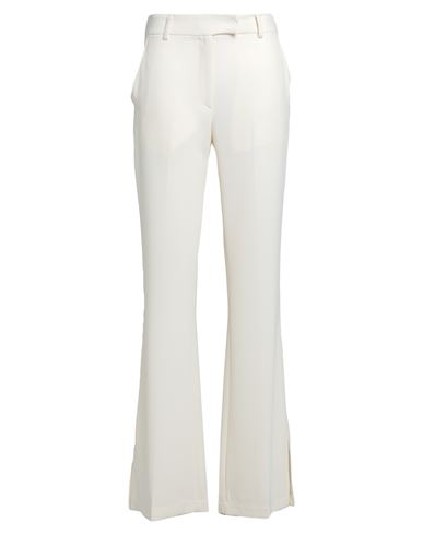 Jucca Woman Pants Ivory Size 10 Viscose In White