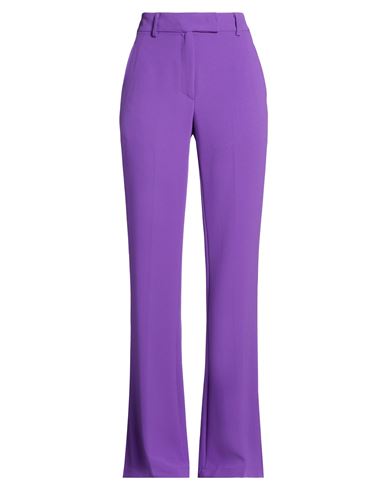 Jucca Woman Pants Purple Size 4 Viscose