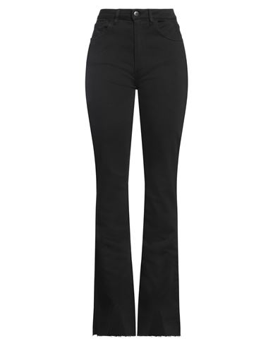 3x1 Woman Jeans Black Size 30 Cotton, Polyester, Elastane