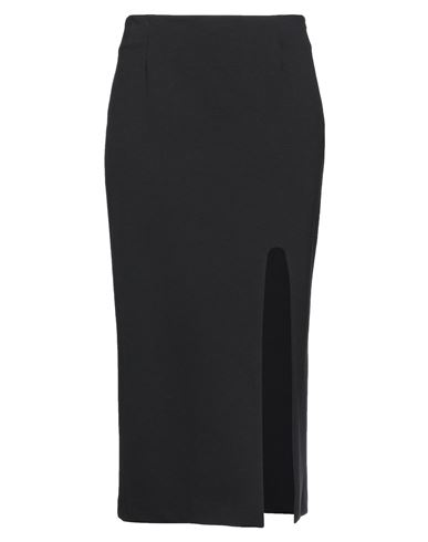 Maison Laviniaturra Woman Midi Skirt Black Size 8 Viscose, Polyamide, Elastane