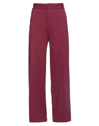 Merci .., Woman Pants Garnet Size 4 Viscose, Nylon, Elastane In Red