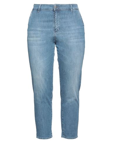 Cigala's Woman Jeans Blue Size 31 Cotton, Elastane