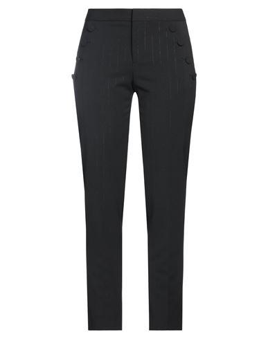 Pt Torino Woman Pants Black Size 10 Polyester, Wool, Elastane