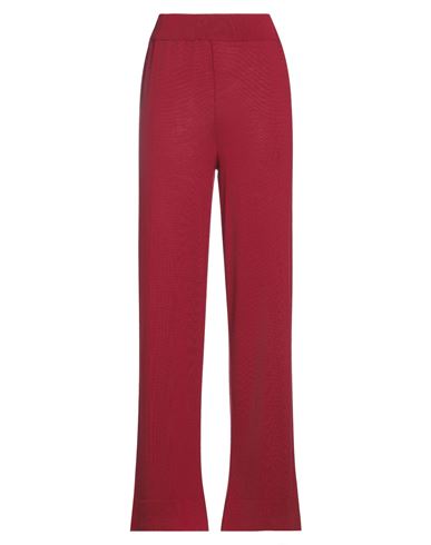 Soallure Woman Pants Red Size S Wool, Acrylic
