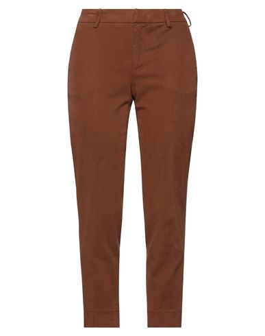 Shop Pt Torino Woman Pants Brown Size 4 Modal, Cotton, Elastane