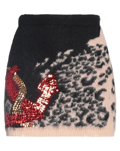 Aniye By Woman Mini Skirt Camel Size S Acrylic, Alpaca Wool, Polyamide In Beige
