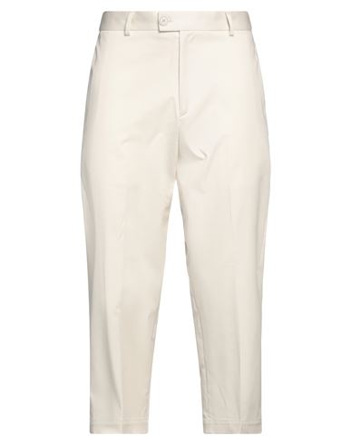 Alessandro Dell'acqua Man Pants Cream Size 34 Cotton, Elastane In White