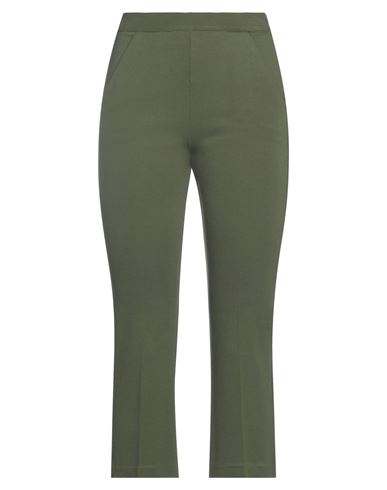 Sandro Ferrone Woman Pants Military Green Size 10 Viscose, Nylon, Elastane