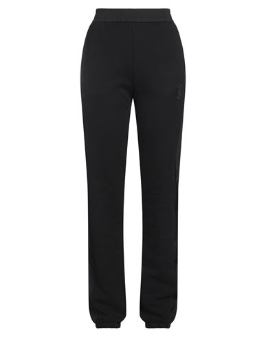 Moncler Logo-trim Cotton Track Pants In Black